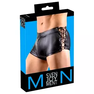 Matné Boxerky so Šnurovaním na Bokoch (čierne)