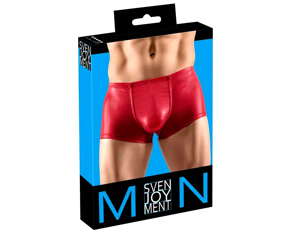 Lesklé push-up boxerky (červené) Lesklé push-up boxerky (červené)