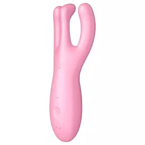 Threesome 4 - inteligentný klitorisový vibrátor (ružový)