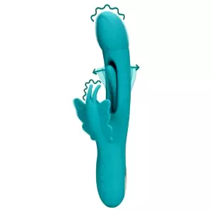 Motýľový jazýčkový vibrátor (tyrkysový)