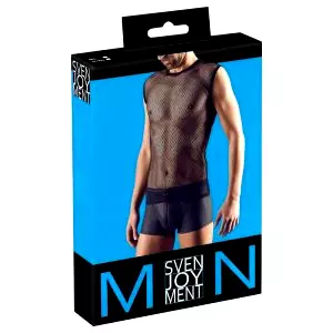 Sieťovaný top (čierny)