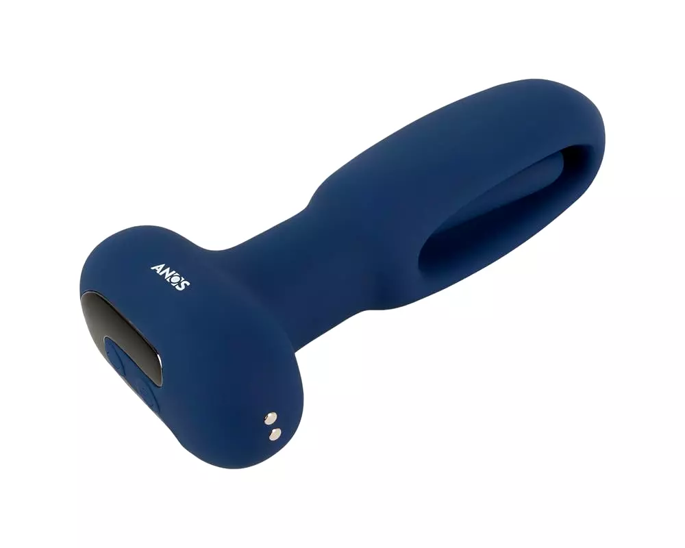Análne vibrátor s jazýčkom (modrý) Análne vibrátor s jazýčkom (modrý)