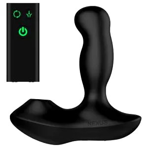 Revo Air - rotačný prostatický vibrátor (čierny)