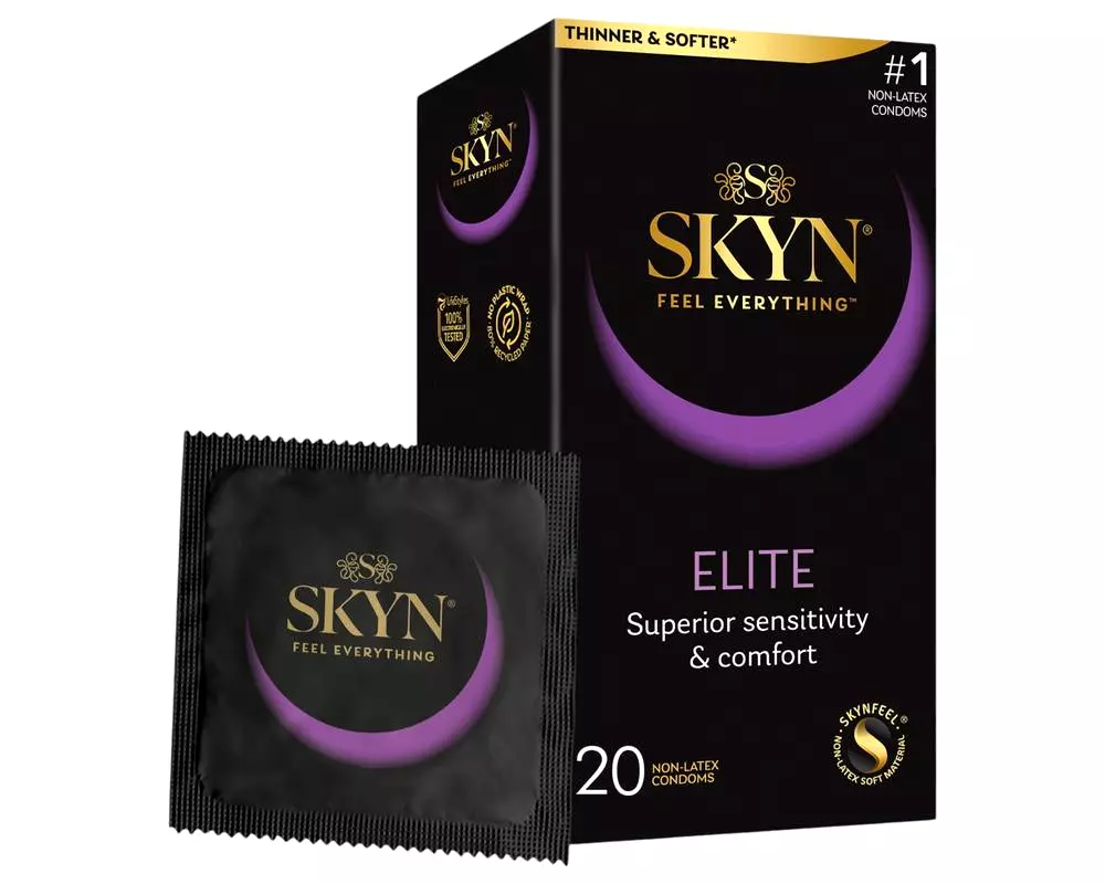SKYN Elite - ultra tenké bezlatexové kondómy (20ks) SKYN Elite - ultra tenké bezlatexové kondómy (20ks)