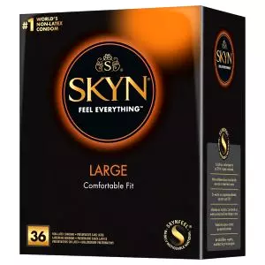 SKYN Large - latexovo bez pudu (36 ks)