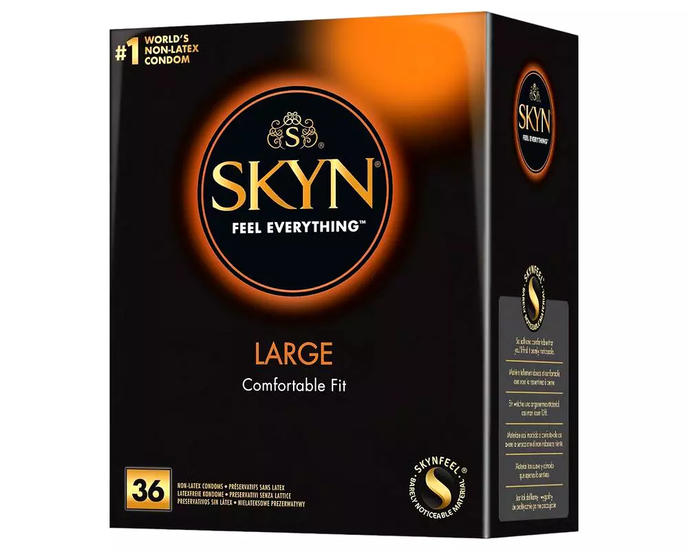 SKYN Large - latexovo bez pudu (36 ks) SKYN Large - latexovo bez pudu (36 ks)