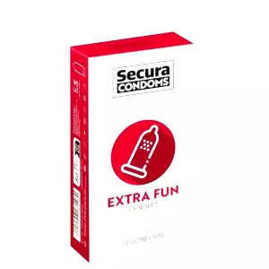 Extra Fun - bodkovaný kondóm 53mm (12ks)