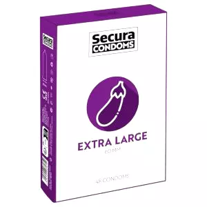 Aubergine – extra veľké kondómy 60 mm (48 ks)