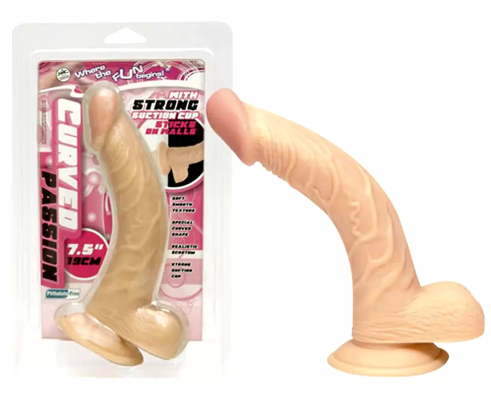 7.5 - Ohybný prírodný dildo (19cm) 7.5 - Ohybný prírodný dildo (19cm)
