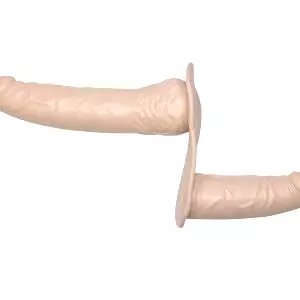 Nasaditeľné dvojité dildo