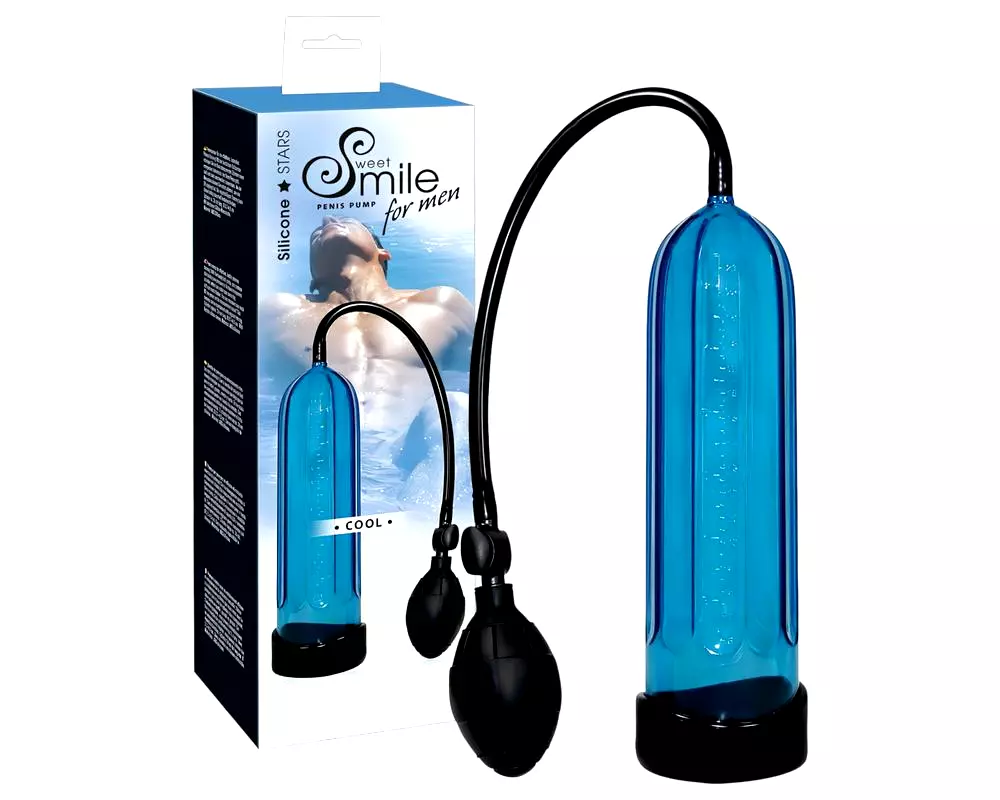 SMILE Cool - pumpa na penis (modrá) SMILE Cool - pumpa na penis (modrá)