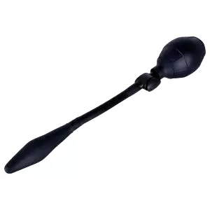 Nafukovacie análne dildo (čierne)