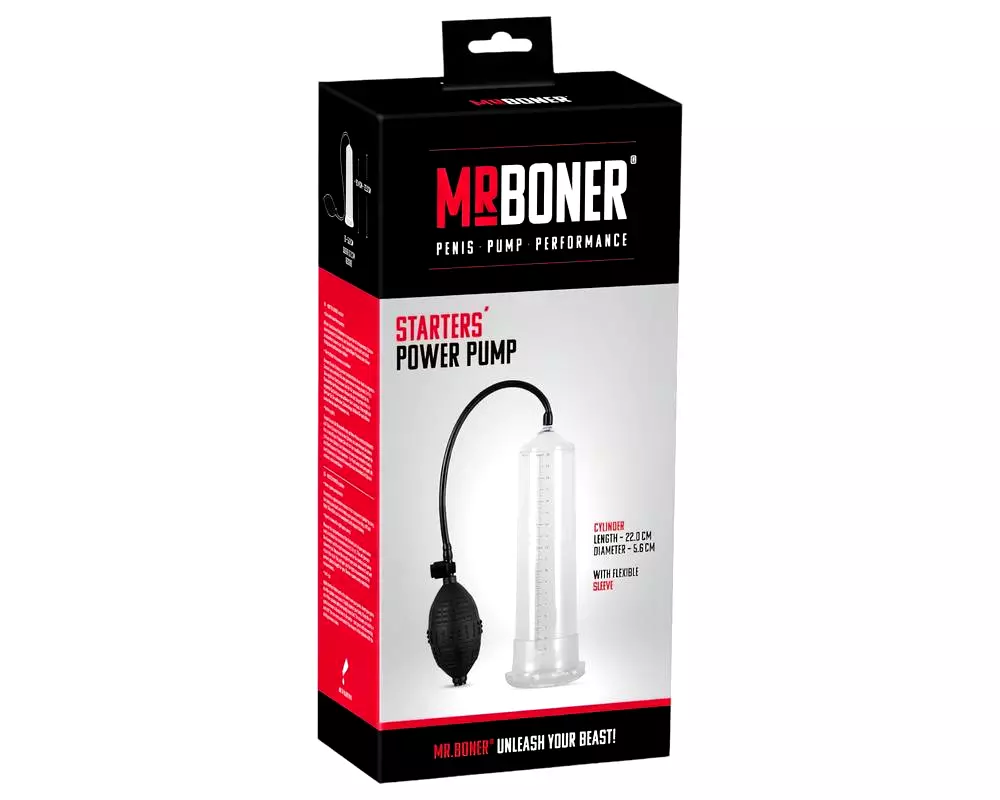 Mister Boner Starter - vákuová pumpa na penis Mister Boner Starter - vákuová pumpa na penis