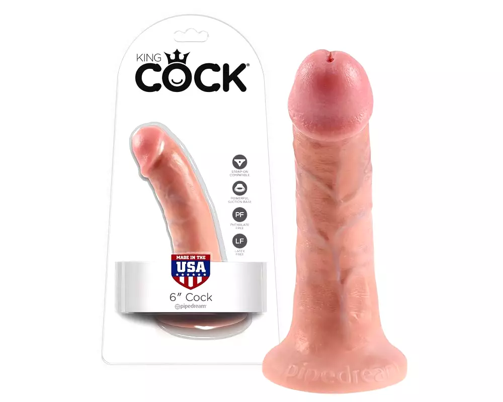 6 dildo (15 cm) - naturálny 6 dildo (15 cm) - naturálny