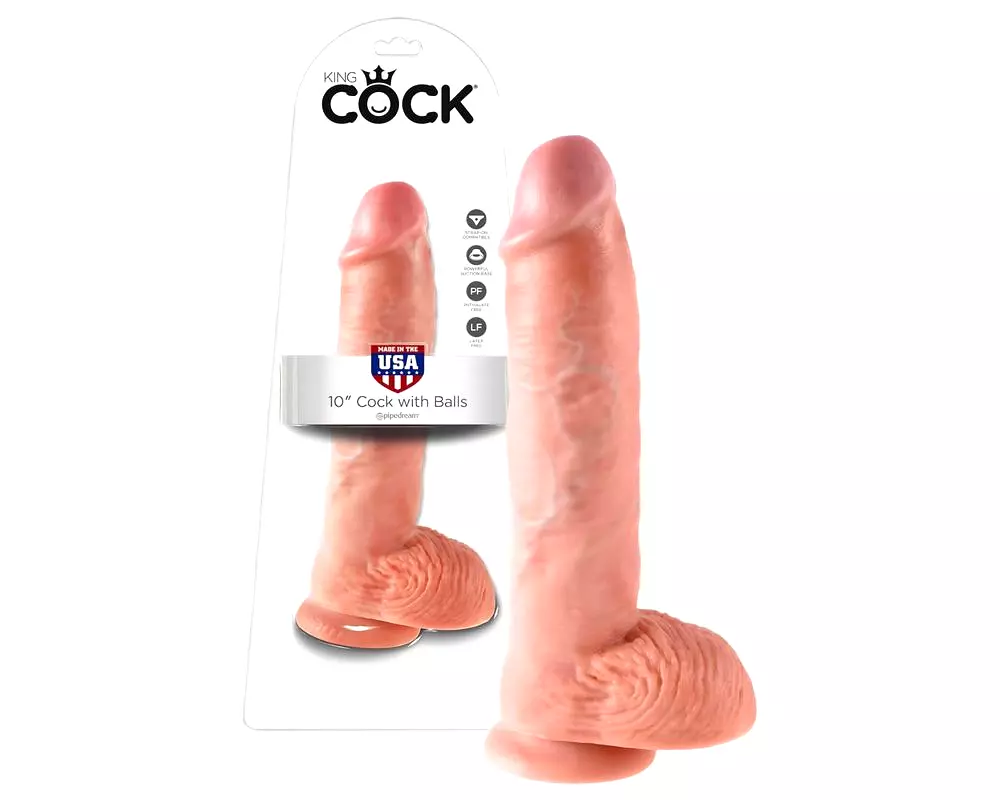 25 cm dildo so semenníkmi - naturálny vzhľad 25 cm dildo so semenníkmi - naturálny vzhľad