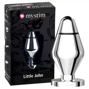 Little John - malý elektro análny kolík (strieborný)