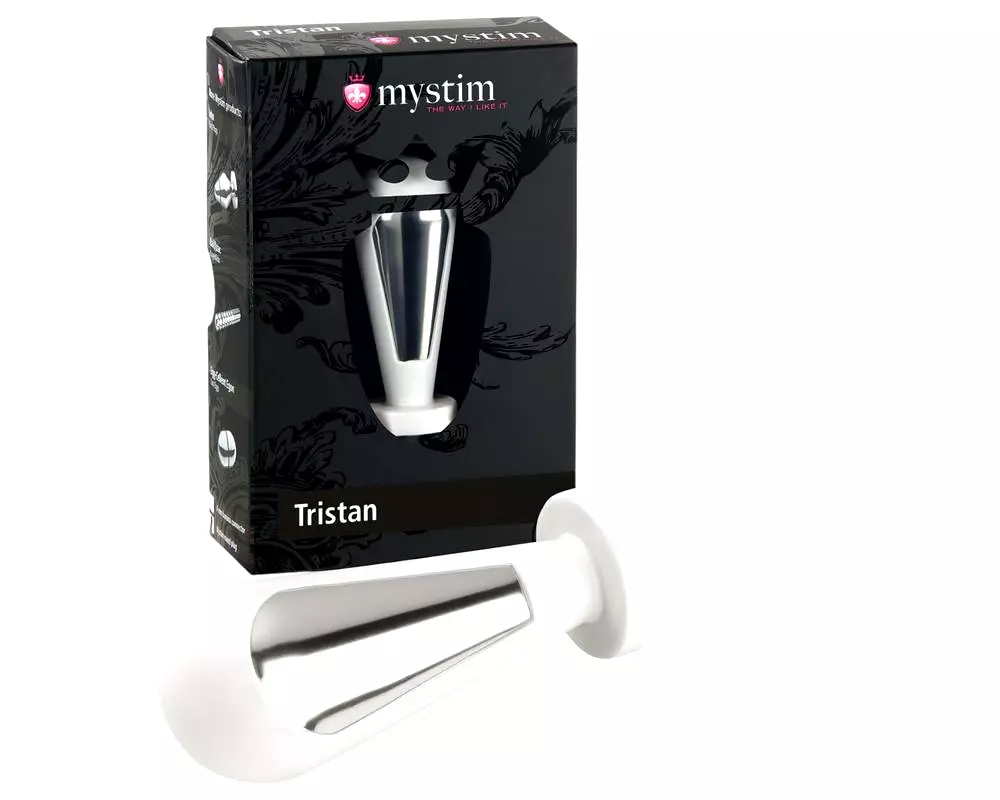 Tristan - elektro-kužeľ dildo (biela) Tristan - elektro-kužeľ dildo (biela)