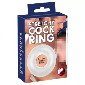 You2Toys - silikónový erekčný krúžok (priehľadný)