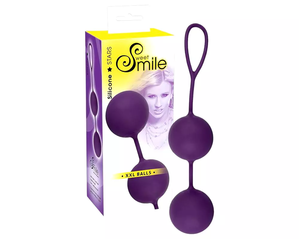 SMILE XXL Guľôčky - obrie venušine guličky (fialové) SMILE XXL Guľôčky - obrie venušine guličky (fialové)