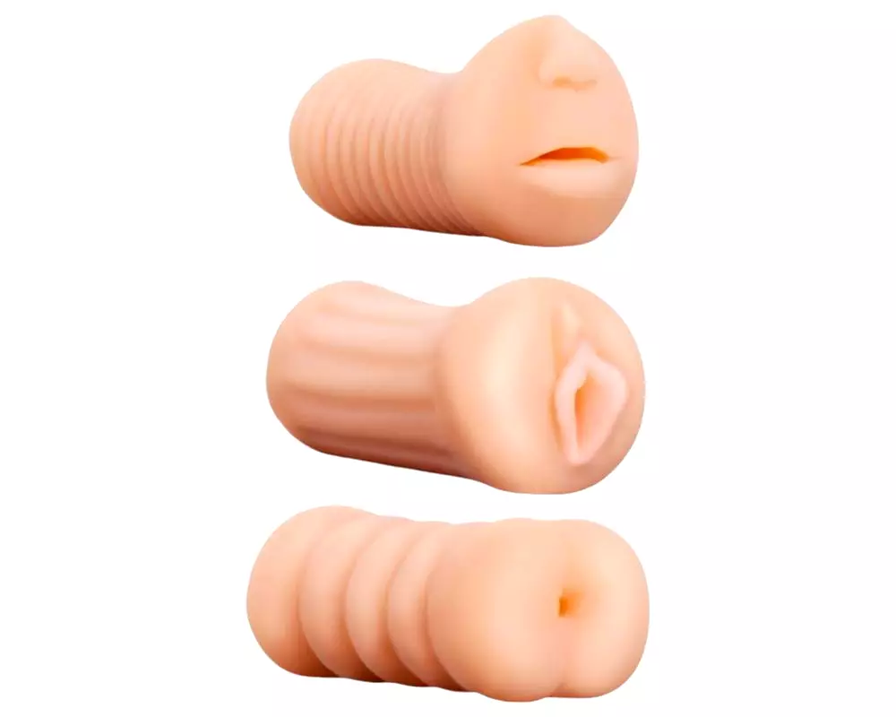 Vreckový set (3ks) - Šťavnatá umelá vagína Vreckový set (3ks) - Šťavnatá umelá vagína