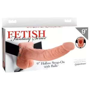 Fetish Strap-on 9 - pripínací dildo (prírodná farba)