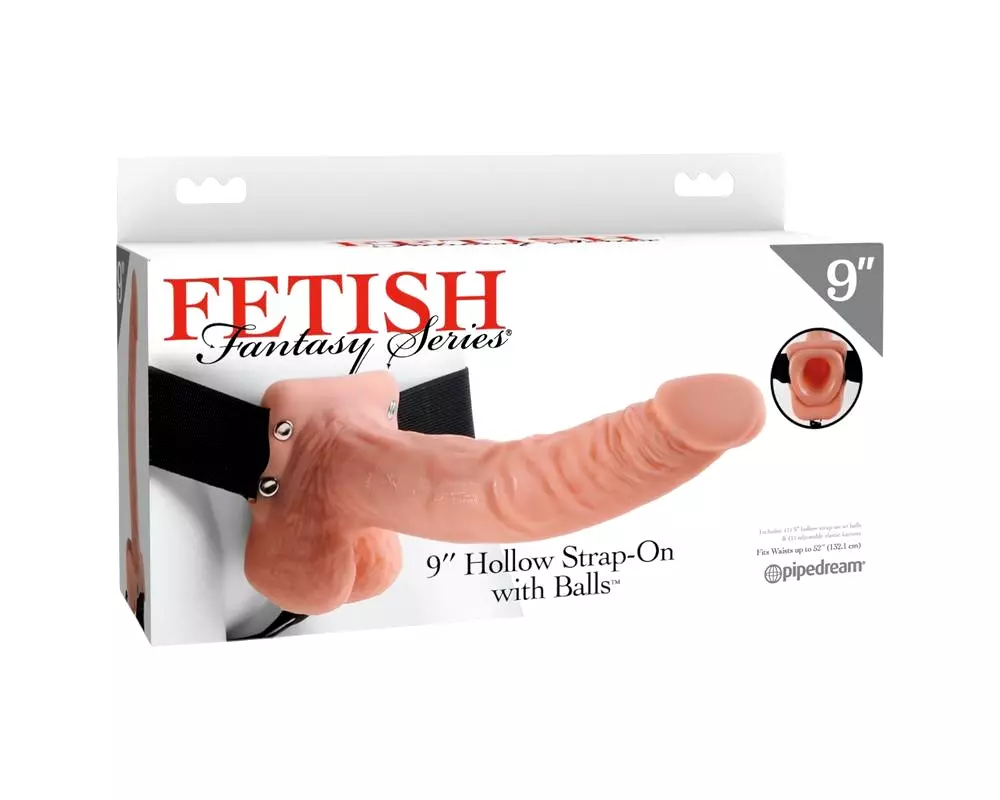 Fetish Strap-on 9 - pripínací dildo (prírodná farba) Fetish Strap-on 9 - pripínací dildo (prírodná farba)