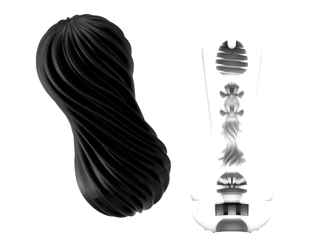 Flex - masturbátor (čierny) Flex - masturbátor (čierny)