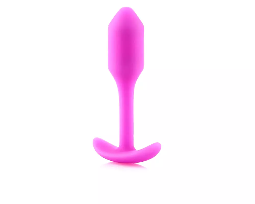Snug Plug 1 - análny kolík s vnútornou hmotnosťou (55g) - ružový Snug Plug 1 - análny kolík s vnútornou hmotnosťou (55g) - ružový