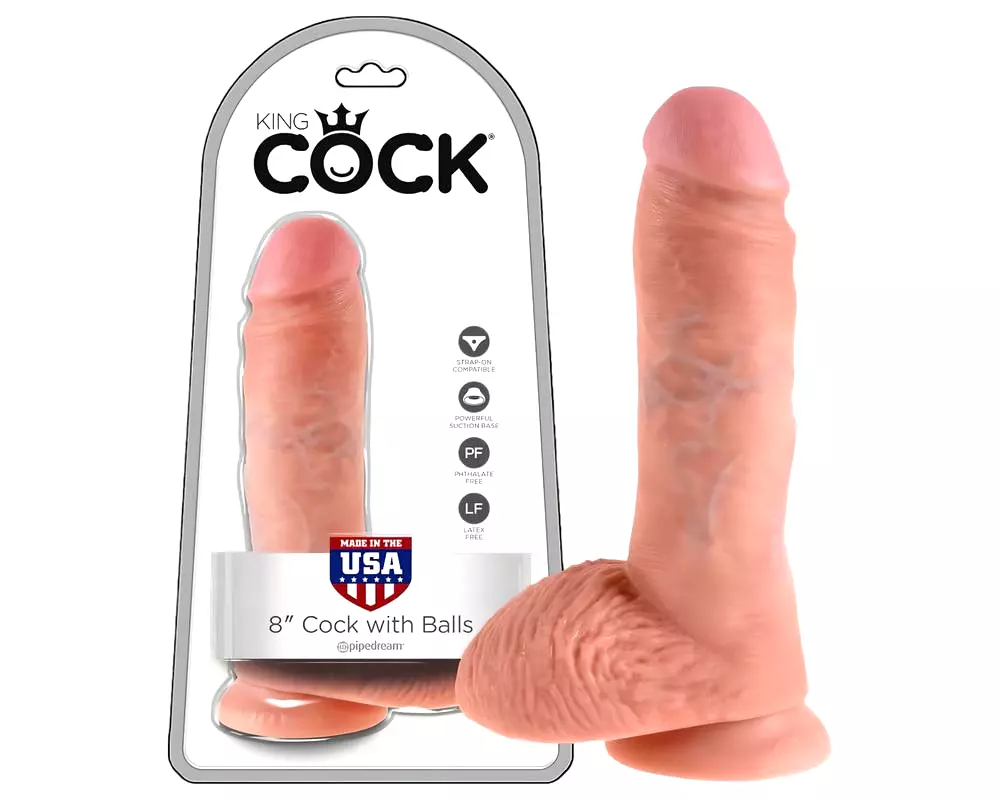 8 prírodný dildo (20 cm) 8 prírodný dildo (20 cm)