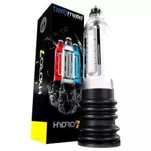 Hydro7 - hydraulická pumpa na penis (priehľadná)
