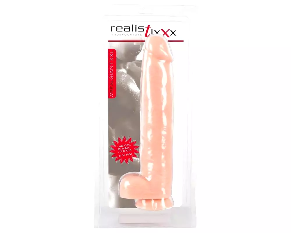 Giant 3XL - realistický dildo (42cm) - prirodzený vzhľad Giant 3XL - realistický dildo (42cm) - prirodzený vzhľad