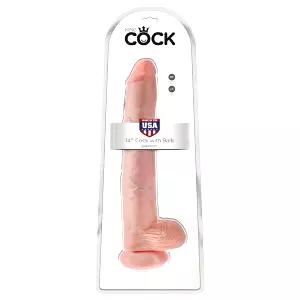14 semenník 35cm dildo - naturálny