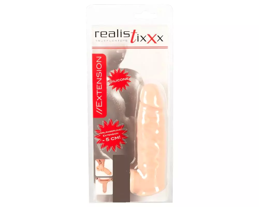 Krúžkový návlek na penis - 16 cm (prírodný) Krúžkový návlek na penis - 16 cm (prírodný)