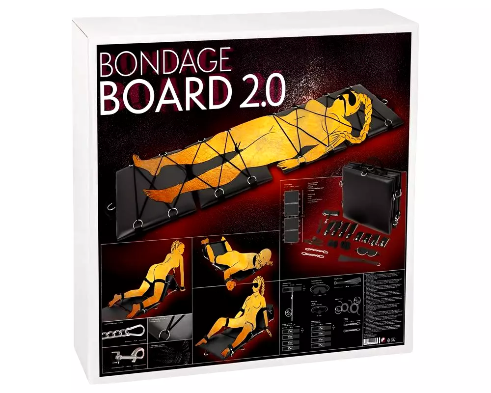 Bondage Board 2.0 - prenosná posteľ pre viazanie Bondage Board 2.0 - prenosná posteľ pre viazanie