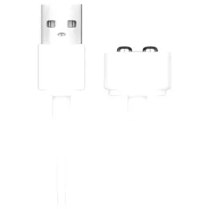 Magnetický USB nabíjací kábel (biely)