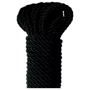Hodvábne Lano - Shibari lano - 10m (čierne)