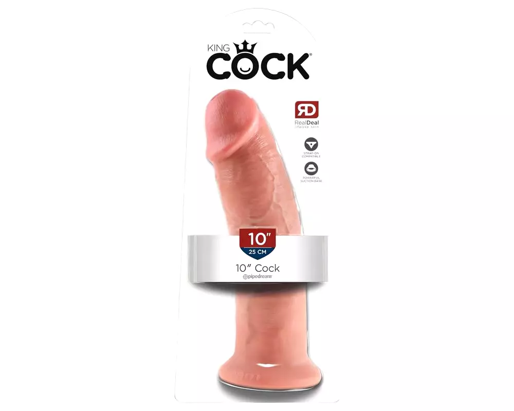 10 - veľký prísavný dildo (25cm) - prírodný 10 - veľký prísavný dildo (25cm) - prírodný