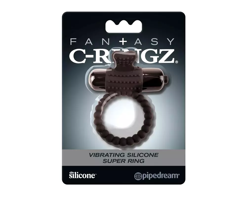 Fantasy C-Ringz - vibračný krúžok na penis (čierny) Fantasy C-Ringz - vibračný krúžok na penis (čierny)