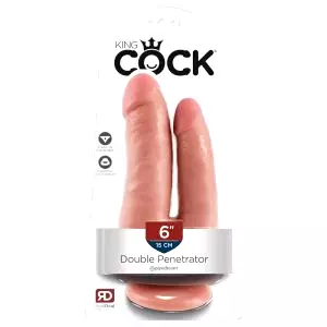 Duo - realistický dvojvrstvové dildo (naturálny)