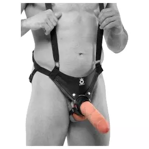 Strap-On 25cm - dutinové dildo na pripnutie