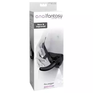 Analfantasy The Pegger - pripínateľné dildo (čierne)