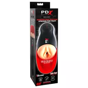 Elite Fuck-O-Matic - nabíjací vákuový masturbátor s umelou vagínou