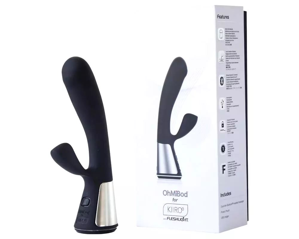 Fleshlight OHMIBOD inteligentný vibrátor s ramienkom na klitoris (čierny) Fleshlight OHMIBOD inteligentný vibrátor s ramienkom na klitoris (čierny)