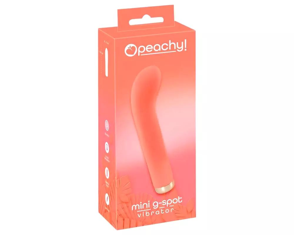 Peachy! mini G-spot nabíjateľný vibrátor (broskyňa) Peachy! mini G-spot nabíjateľný vibrátor (broskyňa)