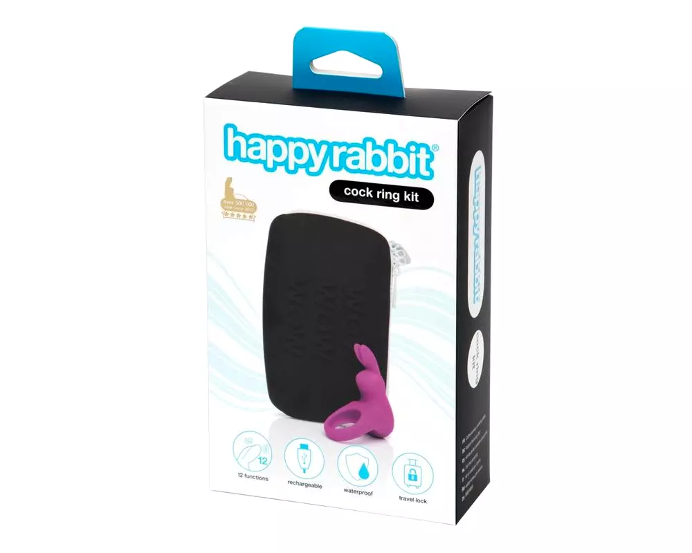 Sex Kit - vibračný erekčný krúžok s puzdrom (fialový) Sex Kit - vibračný erekčný krúžok s puzdrom (fialový)