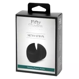 Päťdesiat odtieňov sivej Sensation - žaluďový vibrátor (čierny)