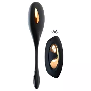Rádiové elektro vibrovajíčko (čierne)