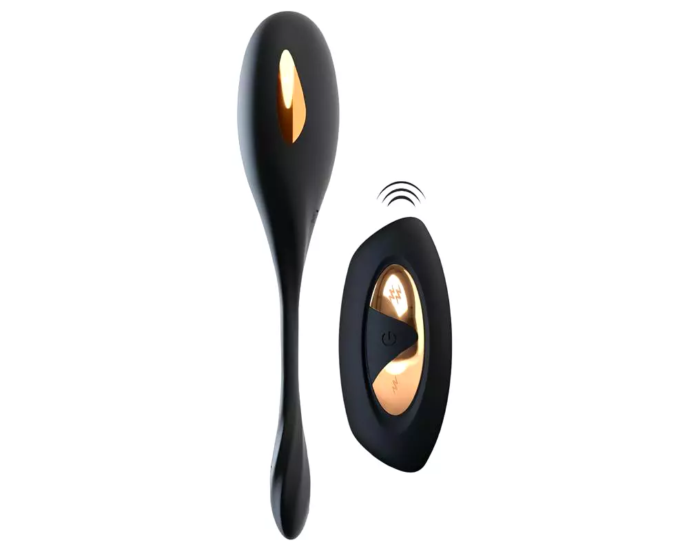 Rádiové elektro vibrovajíčko (čierne) Rádiové elektro vibrovajíčko (čierne)