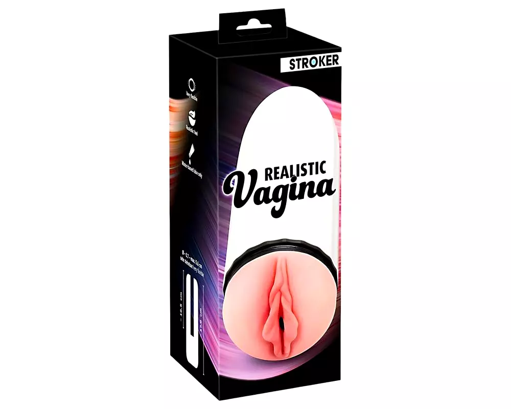 STROKER Realistic - realistický masturbátor vagíny (prírodný) STROKER Realistic - realistický masturbátor vagíny (prírodný)