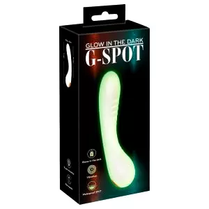 Glow in the Dark - Fosforeskujúci G-bod vibrátor (biely)